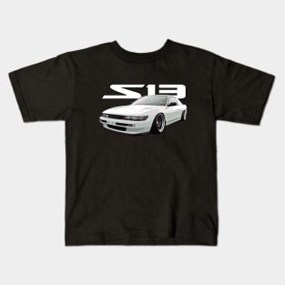 JDM s13 coupe super white 180 Kids T-Shirt